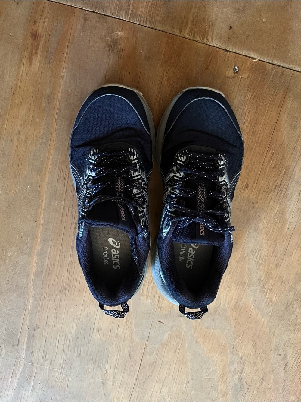 ASICS Women’s Navy and Black Athletic Running Shoes